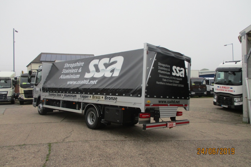 Tilt over, dropside cover, daf, 